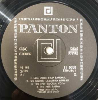 LP Jazz Celula: Oheň Až Požár