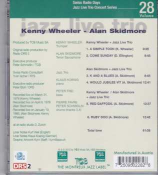 CD Kenny Wheeler: Jazz Live Trio With Guests