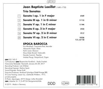 CD Epoca Barocca: Trio Sonatas