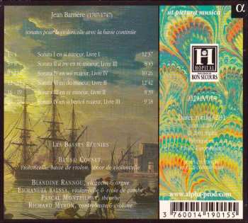 CD Bruno Cocset: Sonates Pour Le Violoncelle Avec La Basse Continüe