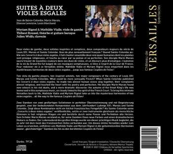 CD Marin Marais: À Deux Violes Esgales