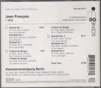 CD Jean Françaix: Wind Quintets Nos. 1 & 2 / L'Heure Du Berger