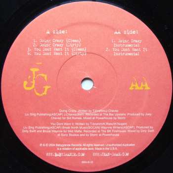 LP Jean Grae: Going Crazy / You Don't Want It