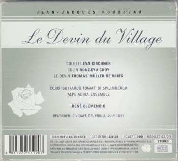 CD René Clemencic: Le Devin Du Village DIGI
