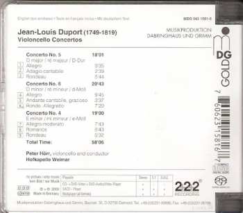 SACD Jean-Louis Duport: Concertos For Cello And Orchestra No. 4-6