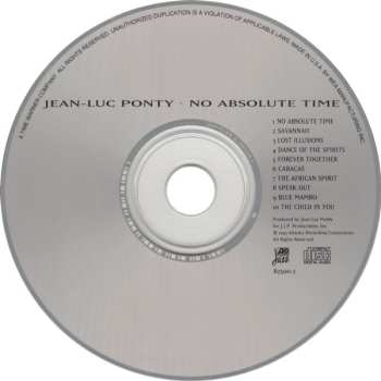 CD Jean-Luc Ponty: No Absolute Time