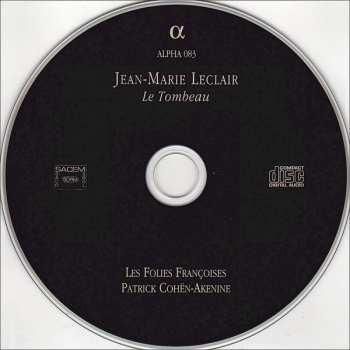 CD Les Folies Françoises: Le Tombeau