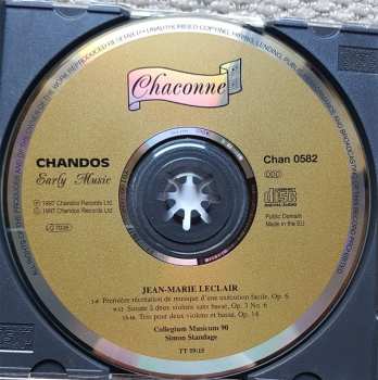 CD Simon Standage: Leclair