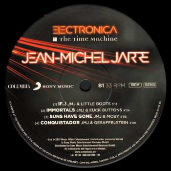 2LP Jean-Michel Jarre: Electronica 1: The Time Machine