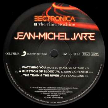 2LP Jean-Michel Jarre: Electronica 1: The Time Machine