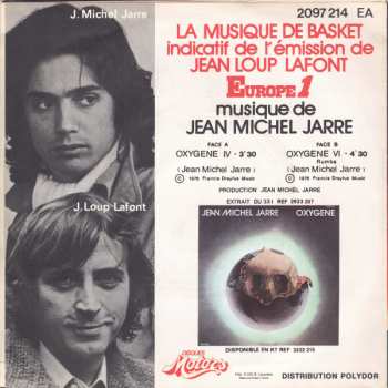 SP Jean-Michel Jarre: Oxygene (La Musique De Basket)