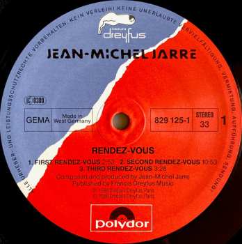 LP Jean-Michel Jarre: Rendez-Vous