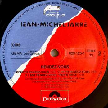 LP Jean-Michel Jarre: Rendez-Vous