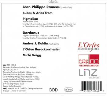 CD Jean-Philippe Rameau: Pigmalion · Dardanus (Suites & Arias)