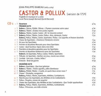 2CD/Dobozkészlet Raphaël Pichon: Castor & Pollux (1754)