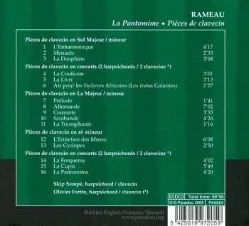 CD Jean-Philippe Rameau: La Pantomime