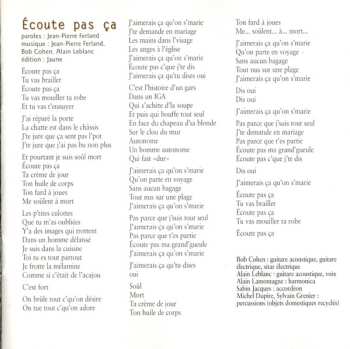 CD Jean-Pierre Ferland: Écoute Pas Ça