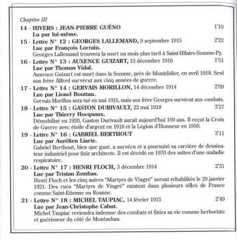2CD Jean-Pierre Guéno: Paroles De Poilus. Lettres Et Carnets Du Front 1914-1918