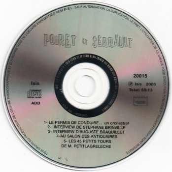 CD Jean Poiret et Michel Serrault: Nos Premiers Sketches