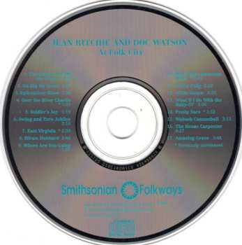 CD Doc Watson: Jean Ritchie And Doc Watson At Folk City