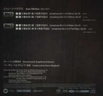 Dobozkészlet/4SACD Jean Sibelius: Complete Symphonies LTD