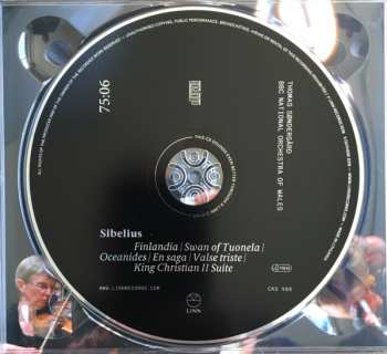 CD Jean Sibelius: Finlandia • Swan Of Tuonela • Oceanides • En Saga • Valse Triste • King Christian II Suite