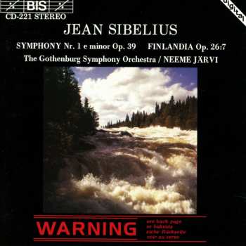 Album Göteborgs Symfoniker: Symphony Nr. 1 E Minor Op. 39 / Finlandia Op. 26:7