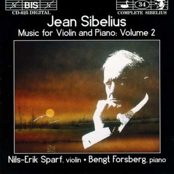 CD Jean Sibelius: Music For Violin And Piano, Volume 2