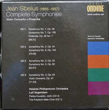 4CD/Dobozkészlet Jean Sibelius: Sibelius Complete Symphonies • Violin Concerto • Finlandia