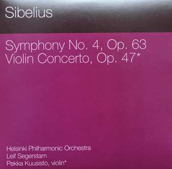 4CD/Dobozkészlet Jean Sibelius: Sibelius Complete Symphonies • Violin Concerto • Finlandia