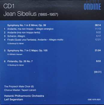 4CD/Dobozkészlet Jean Sibelius: Sibelius Complete Symphonies • Violin Concerto • Finlandia