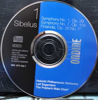 4CD/Dobozkészlet Jean Sibelius: Sibelius Complete Symphonies • Violin Concerto • Finlandia