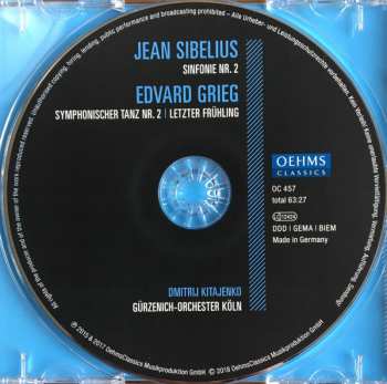 CD Edvard Grieg: Sinfonie Nr. 2