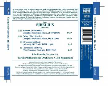 CD Jean Sibelius: Swanwhite (Complete Incidental Music) • The Lizard • A Lonely Ski Trail • The Countess' Portrait
