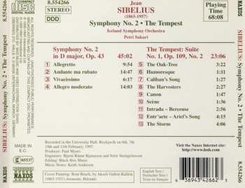 CD Jean Sibelius: Symphony No. 2 • The Tempest, Suite No. 1