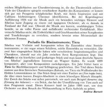 CD Göteborgs Symfoniker: The Tempest Suites, Op.109