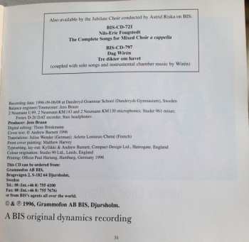 CD Jean Sibelius: Works For Mixed Choir A Cappella
