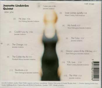 CD Jeanette Lindström Quintet: I Saw You