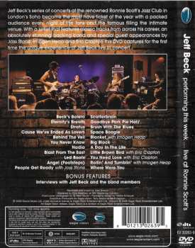 DVD Jeff Beck: Performing This Week... Live At Ronnie Scott's