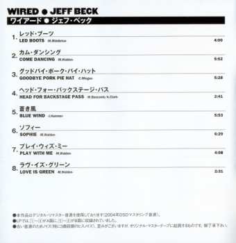 CD Jeff Beck: Wired