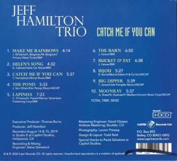 CD Jeff Hamilton Trio: Catch Me If You Can