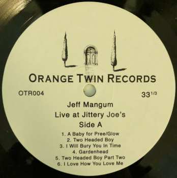 LP Jeff Mangum: Live At Jittery Joe's