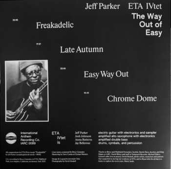 2LP Jay Bellerose: The Way Out Of Easy