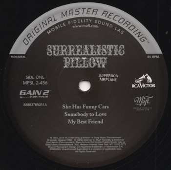 2LP Jefferson Airplane: Surrealistic Pillow LTD | NUM