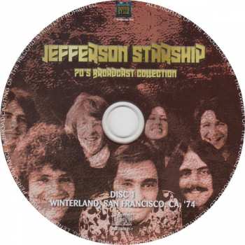 6CD/Dobozkészlet Jefferson Starship: 70's Broadcast Collection
