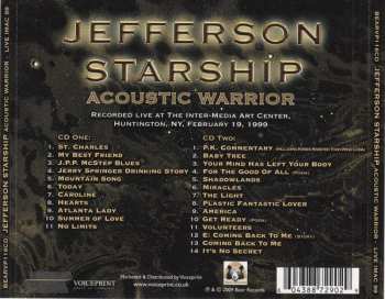 2CD Jefferson Starship: Acoustic Warrior - Live IMAC 99