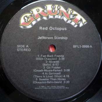 LP Jefferson Starship: Red Octopus