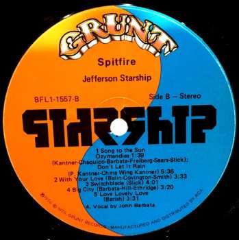 LP Jefferson Starship: Spitfire