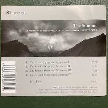 CD Jeffrey Leiser: The Summit
