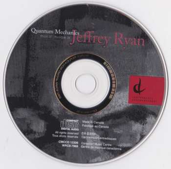 CD Jeffrey Ryan: Quantum Mechanics: Music Of | Musique De Jeffrey Ryan